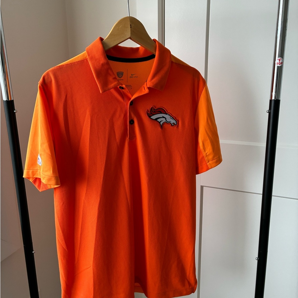 Denver Broncos Nike Orange Polo